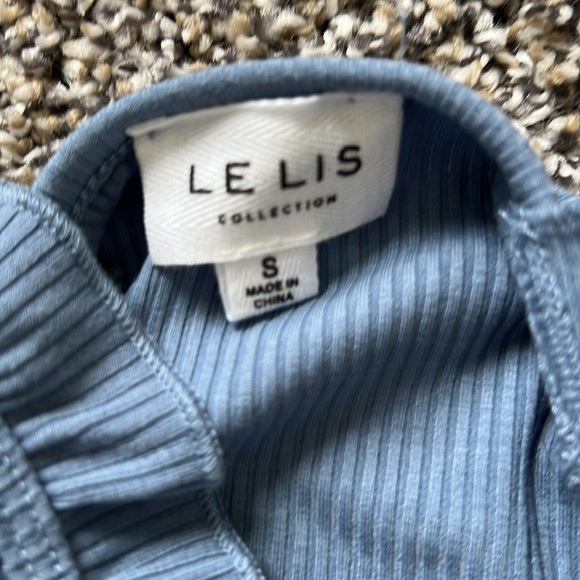 Blue Ruffle Tank - Picture 3 of 3